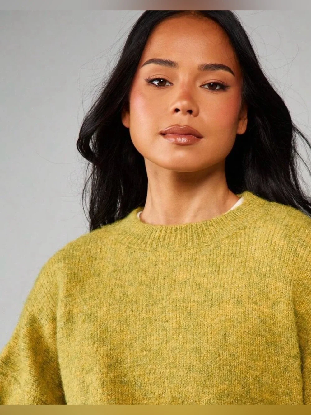 & Other Stories Smock-Neck Sweater